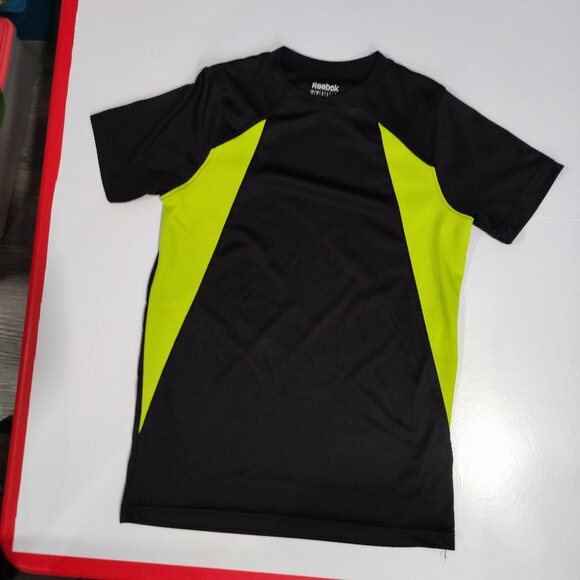 Reebok rashguard black neon boys size M (10-12) - Picture 2 of 4